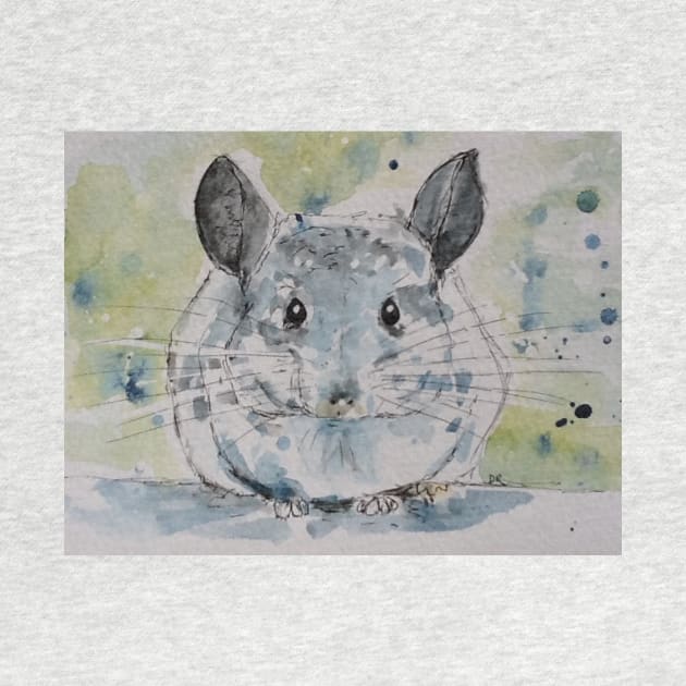 Chinchilla portrait. by DebTheZeb